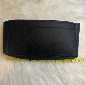 Bag Organizer Base Shaper Insert for Classic Flap Medium Black